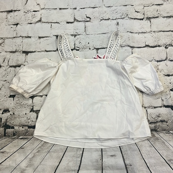 Tanya Taylor Marja Top Blouse Shirt Size 4 - Picture 8 of 12